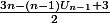 \frac{3n -(n-1)U_{n-1}+3}{2}
